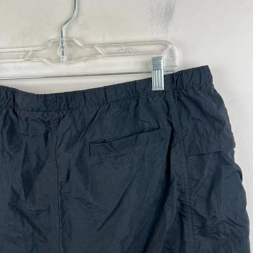 Marlboro Adventure 90s Black Nylon Shorts Size L